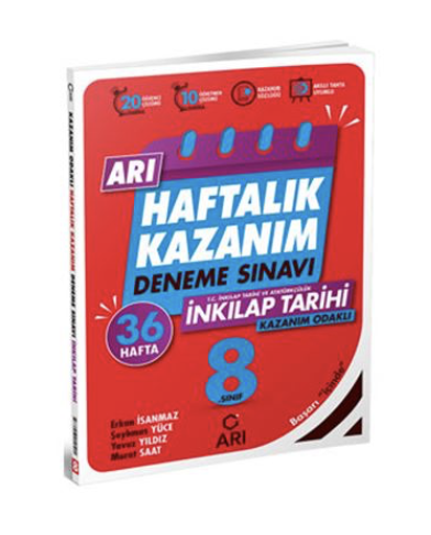 8. Sınıf T.C. İnkılap Tarihi ve Atatürkçülük Haftalık Deneme