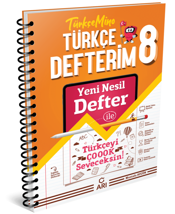8. Sınıf Türkçe Mino Türkçe Defterim