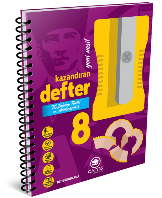 8. Sınıf T.C İnkılap Tarihi ve Atatürkçülük Kazandıran Defter