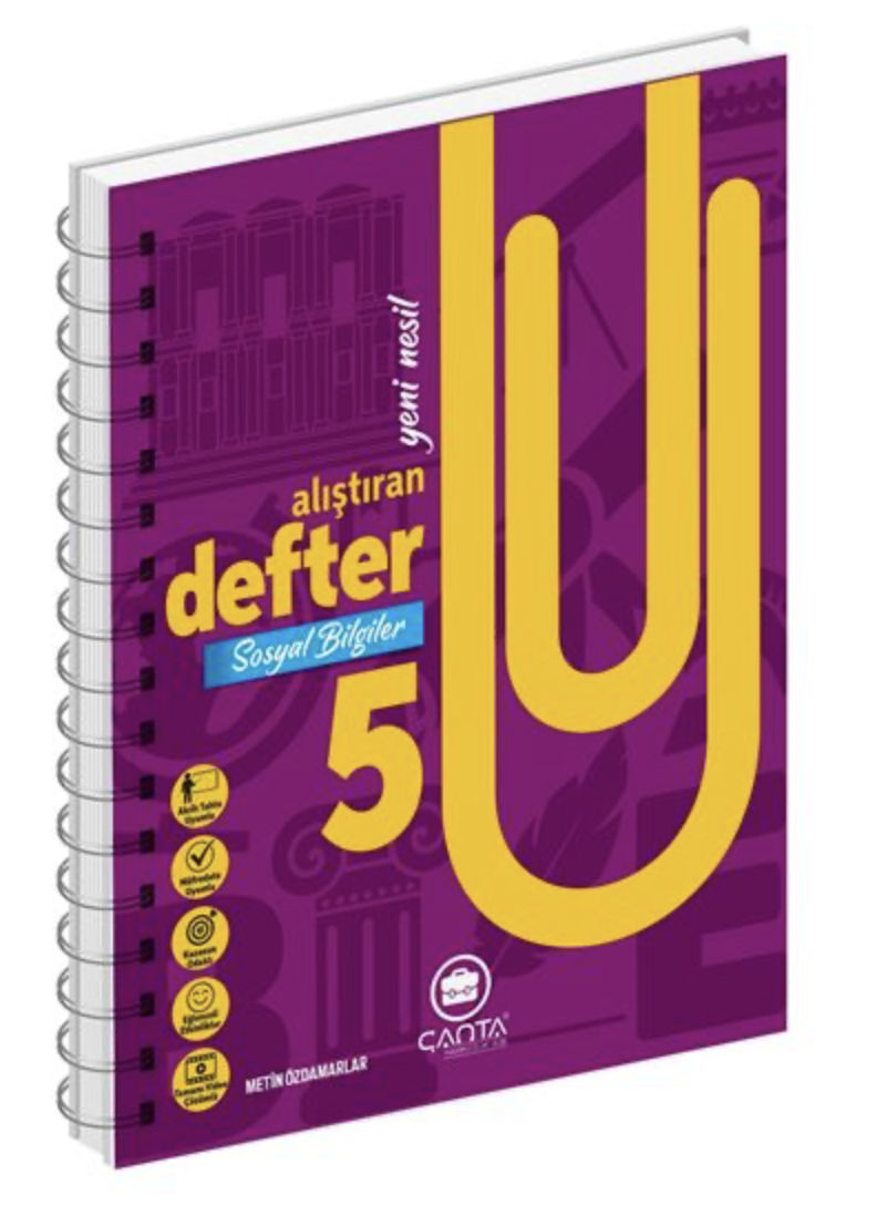 5. Sınıf Sosyal Bilgiler Alıştıran Defter