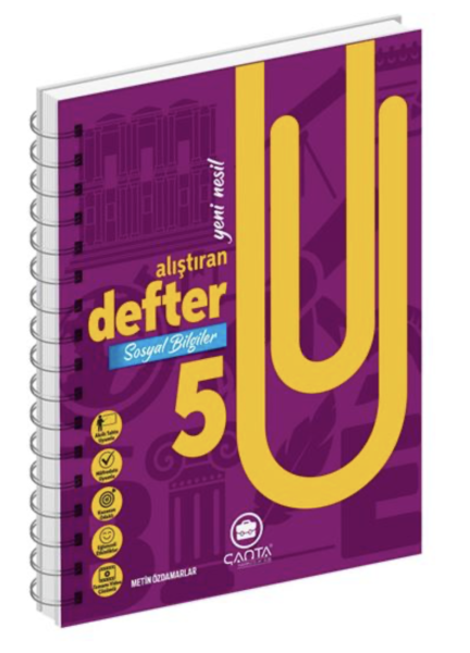 5. Sınıf Sosyal Bilgiler Alıştıran Defter