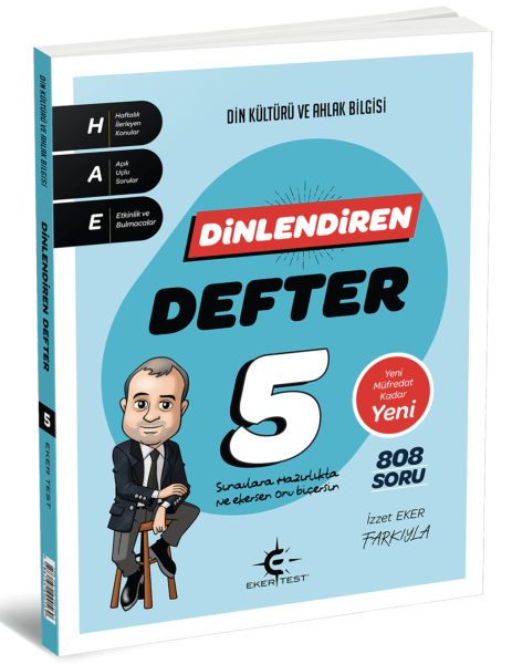 5. Sınıf Din Kültürü ve Ahlak Bilgisi Dinlendiren Defter
