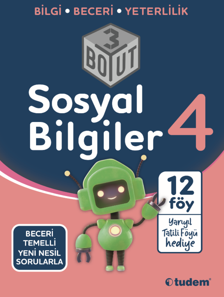 4. Sınıf Sosyal Bilgiler 3 Boyut Soru Bankası