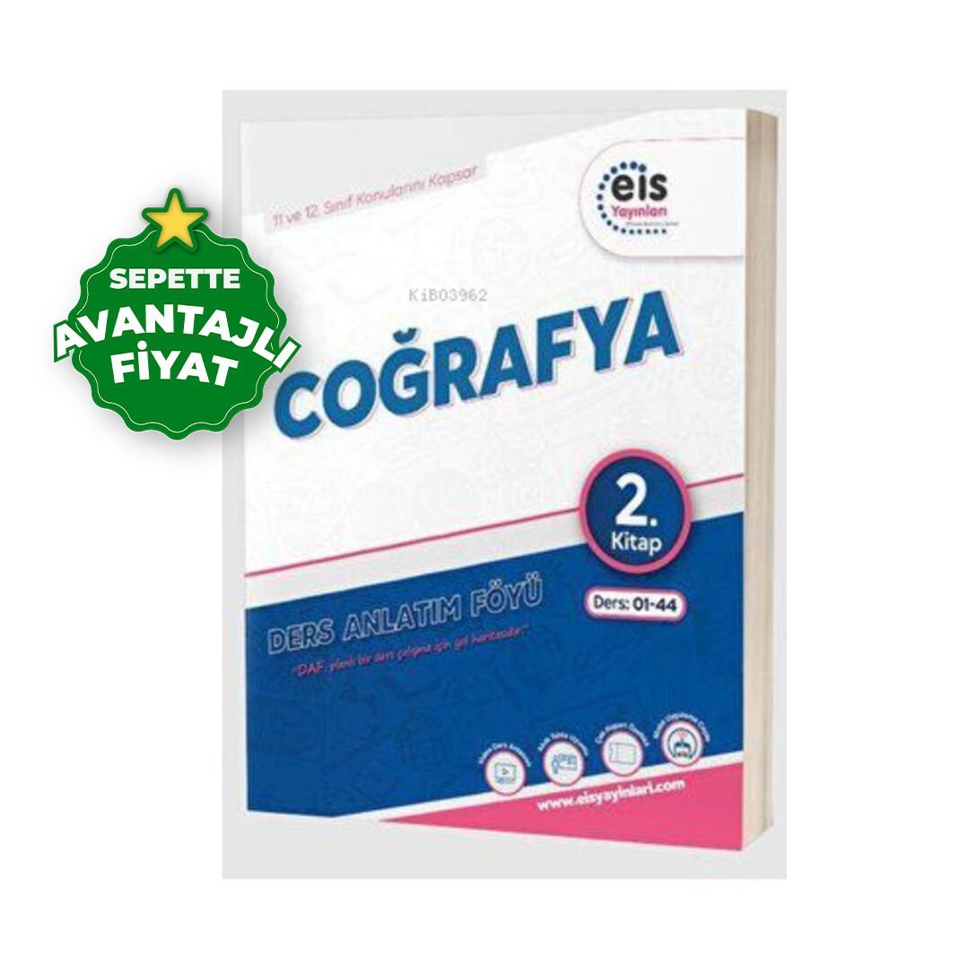 YKS Mavi Set DAF Coğrafya 2. Kitap