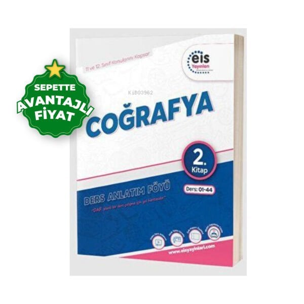 YKS Mavi Set DAF Coğrafya 2. Kitap