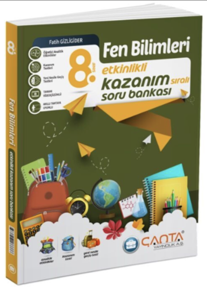 8. Sınıf Fen Bilimleri Etkinlikli Kazanım Soru Bankası