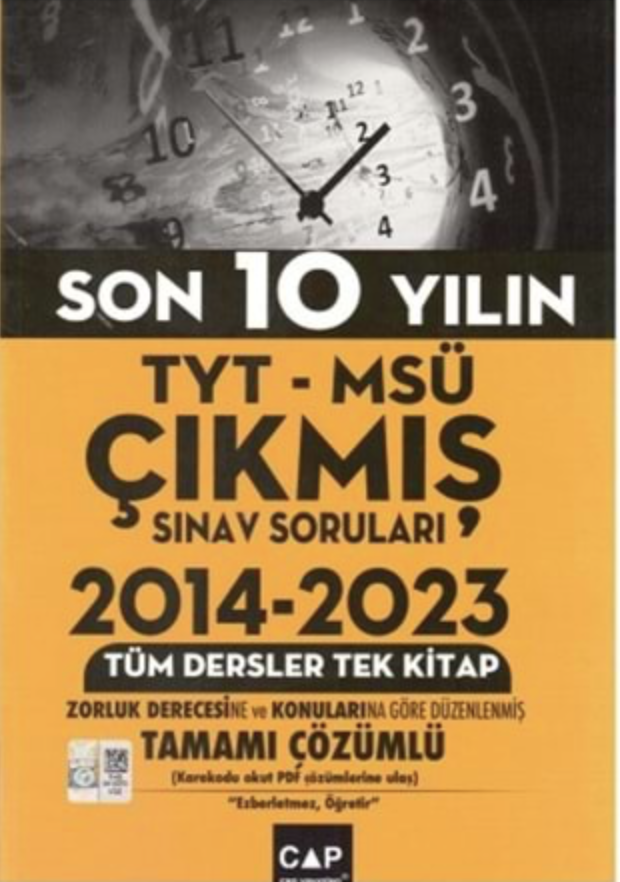 TYT - MSÜ Son 10 Yılın Çıkmış Sınav Soruları