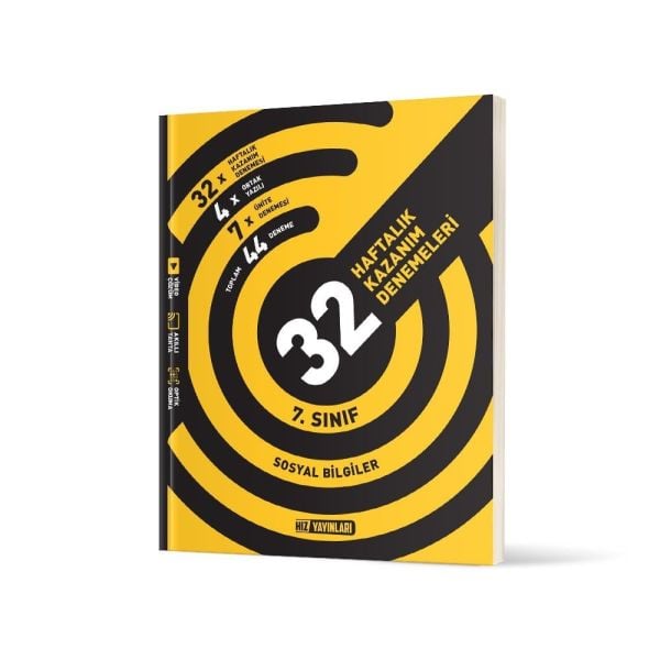 7. Sınıf Sosyal Bilgiler 32 Haftalık Kazanım Denemeleri