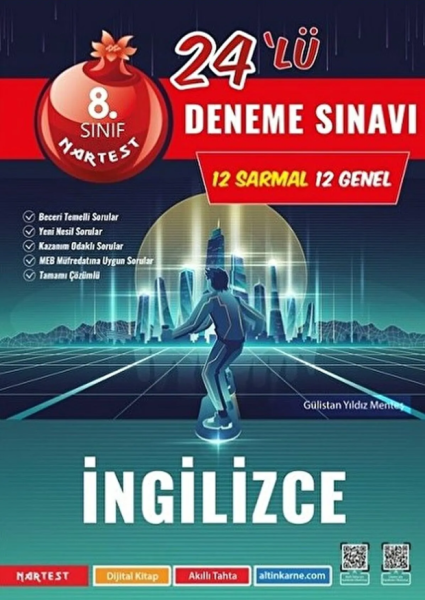 8. Sınıf İngilizce 24'lü Deneme Sınavı