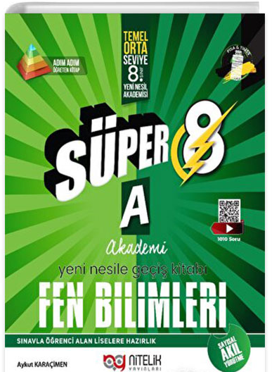 Süper 8 Fen Bilimleri A Yeni Nesile Geçiş Kitabı