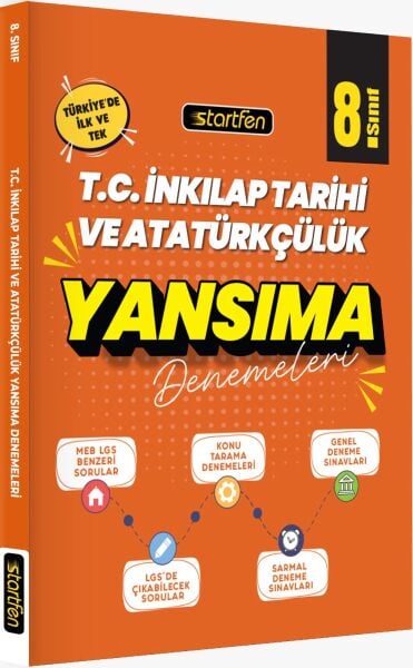 8. Sınıf T.C. İnkılap Tarihi ve Atatürkçülük Yansıma Denemeleri
