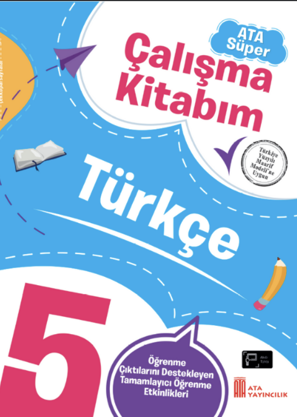 5. Sınıf Ata Süper Türkçe Çalışma Kitabı