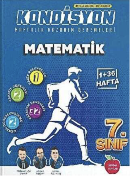 7. Sınıf Matematik Kondisyon Haftalık Kazanım Denemeleri