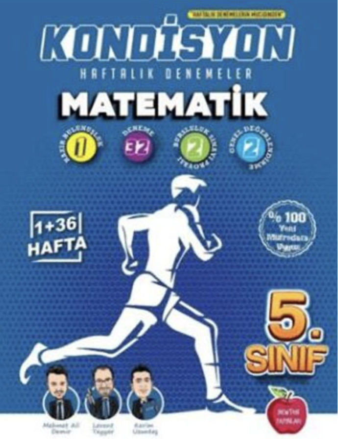 5. Sınıf Matematik Kondisyon Haftalık Kazanım Denemeleri