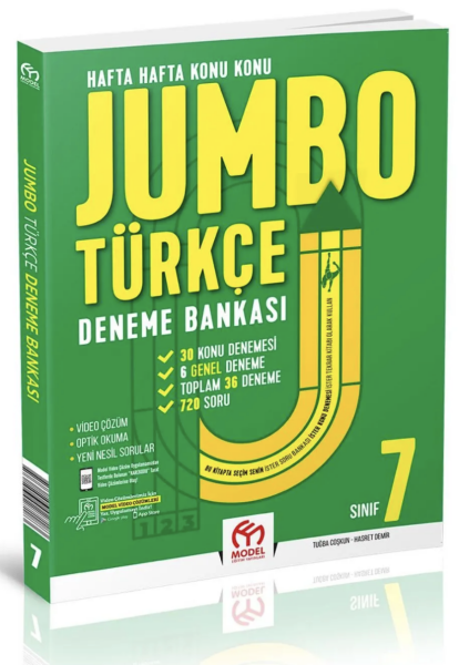 7. Sınıf Türkçe Jumbo Deneme Bankası