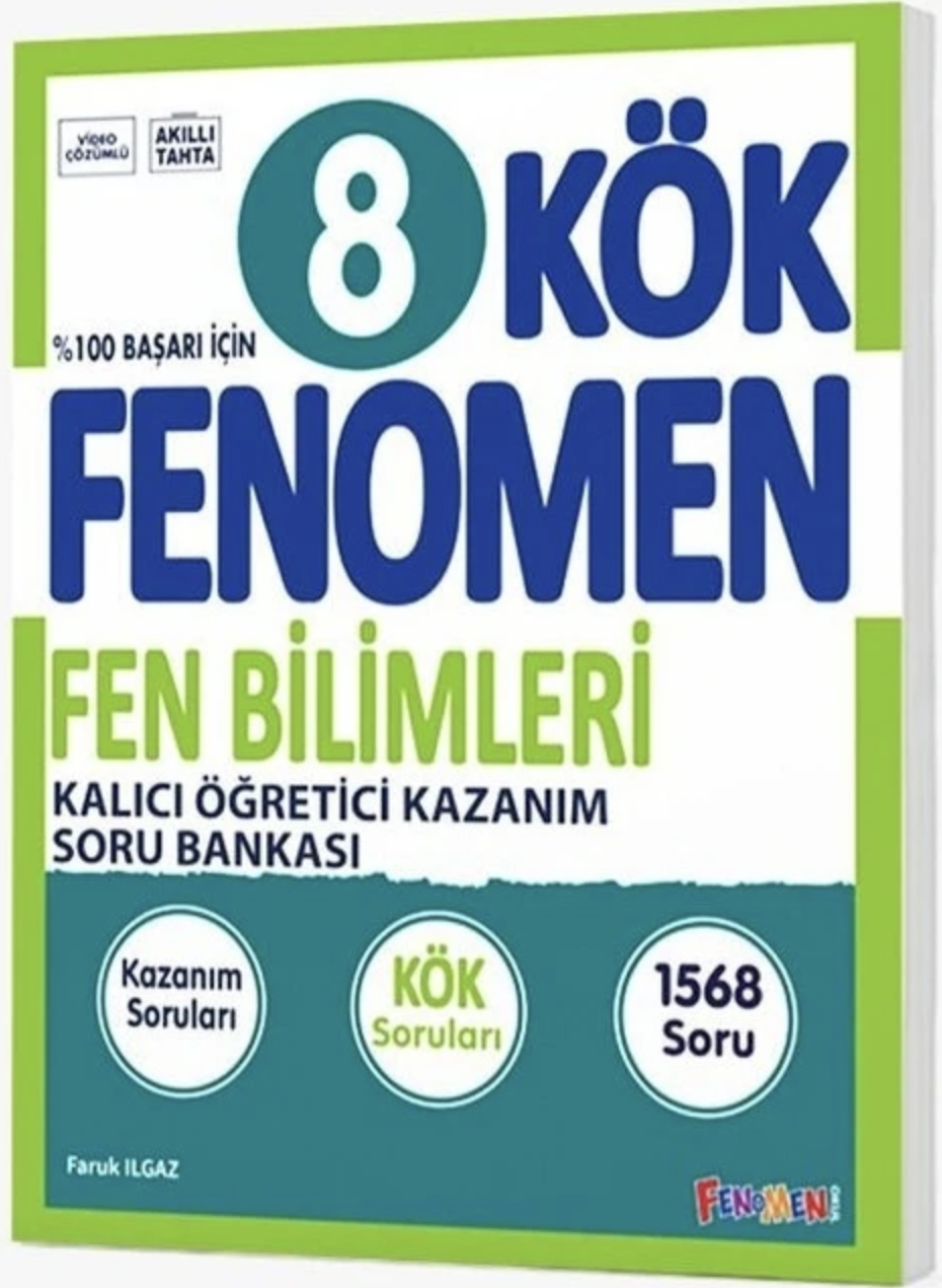8. Sınıf Fen Bilimleri Kök Fenomen Soru Bankası