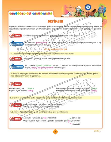 Deyimler ve Atasözleri Soru Bankası