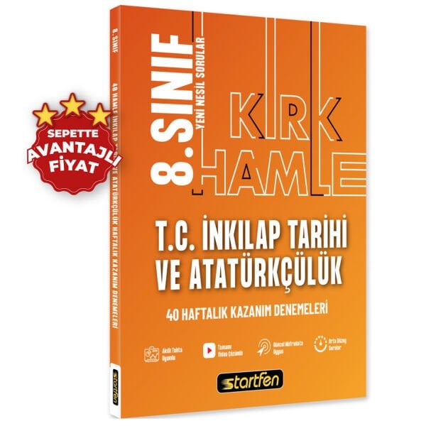 8. SINIF T.C. İNKILAP TARİHİ VE ATATÜRKÇÜLÜK 40 HAMLE KAZANIM DENEMELERİ