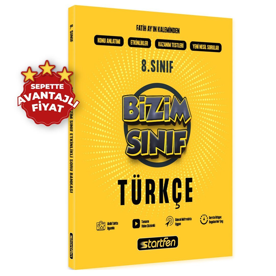 8. SINIF BİZİM SINIF TÜRKÇE ETKİNLİKLİ SORU BANKASI