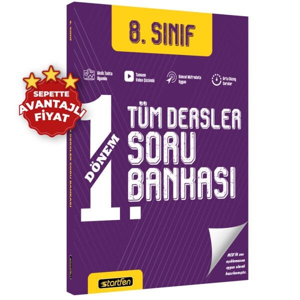 8. SINIF 1. DÖNEM TÜM DERSLER SORU BANKASI