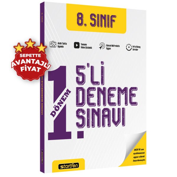 8. SINIF 1. DÖNEM 5Lİ GENEL DENEME SINAVI