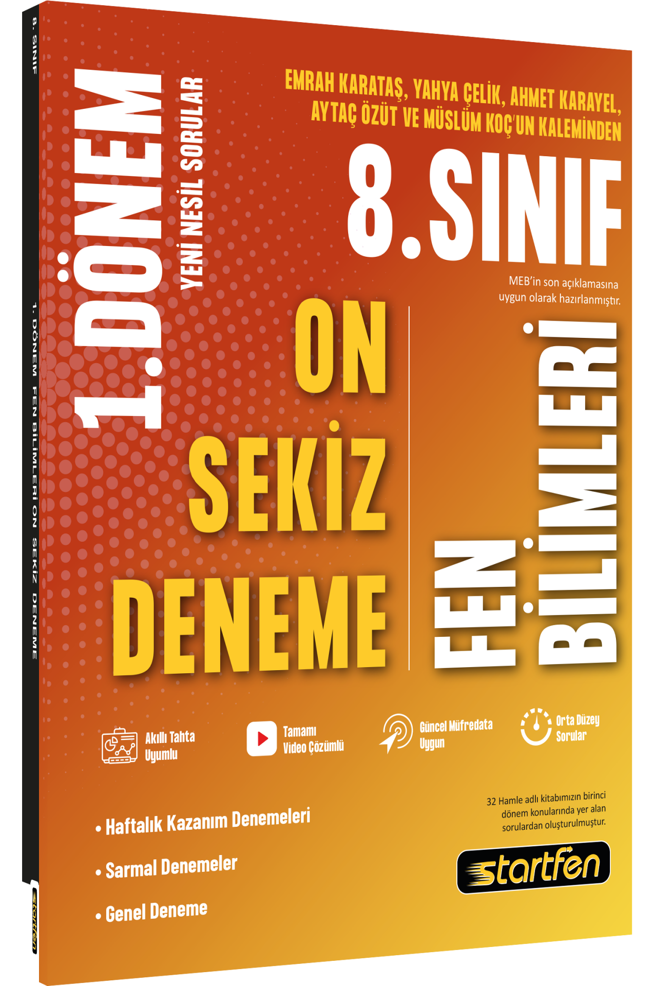 8. SINIF 1. DÖNEM 18Lİ FEN BİLİMLERİ DENEMESİ