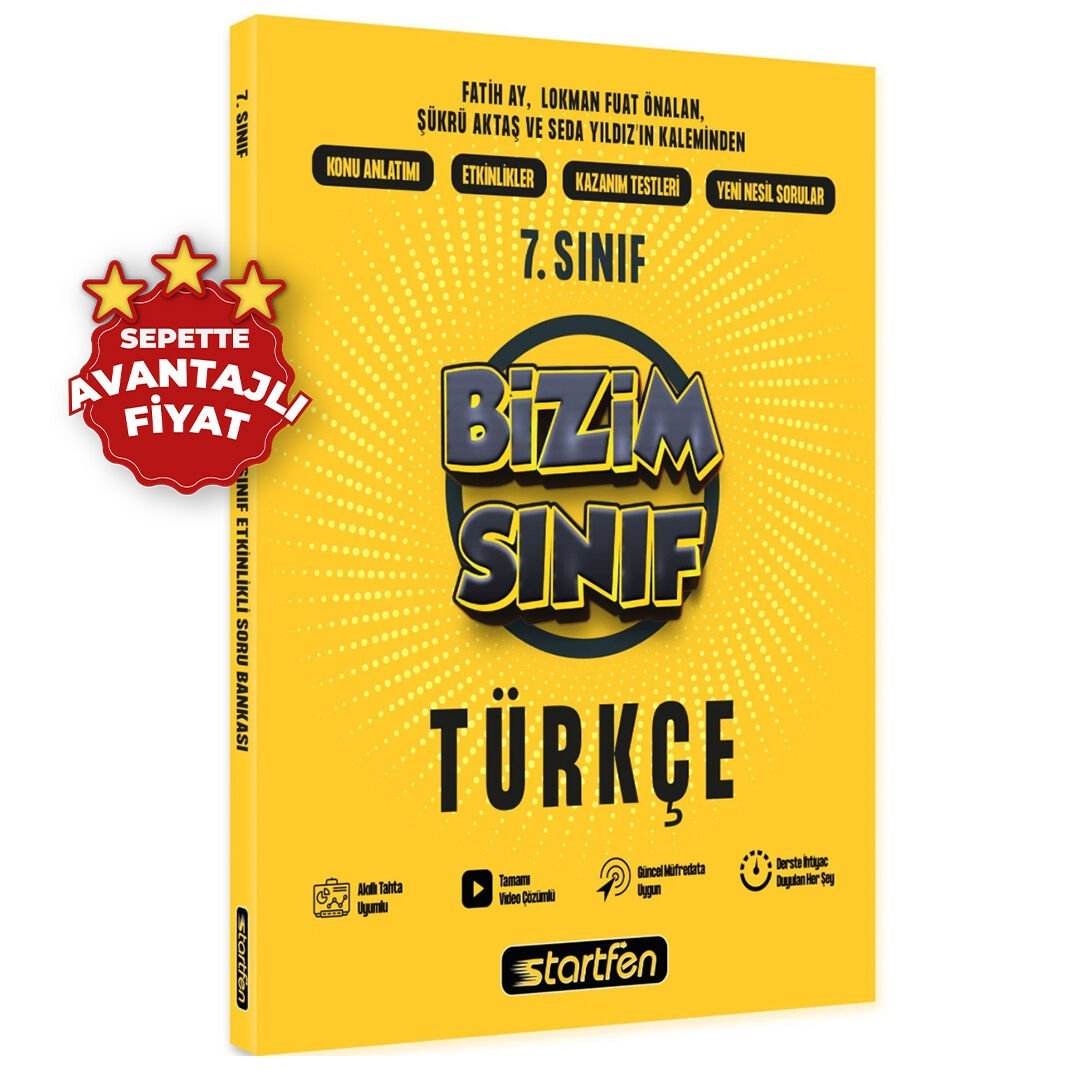 7.  SINIF BİZİM SINIF TÜRKÇE ETKİNLİKLİ SORU BANKASI