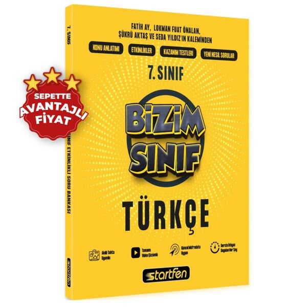 7.  SINIF BİZİM SINIF TÜRKÇE ETKİNLİKLİ SORU BANKASI