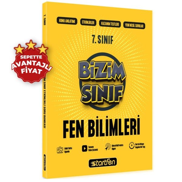 7. SINIF BİZİM SINIF FEN BİLİMLERİ ETKİNLİKLİ SORU BANKASI