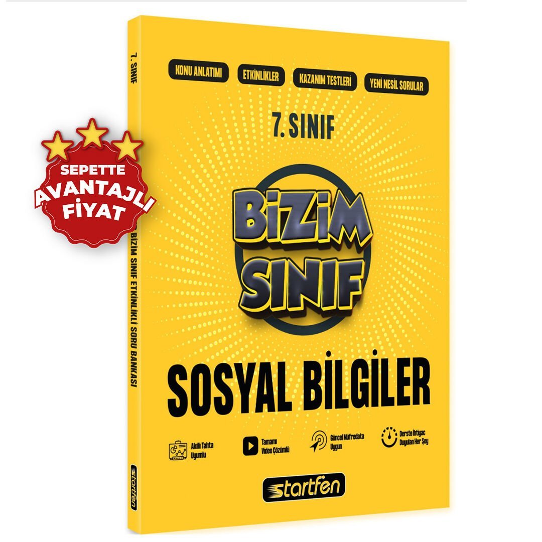 7. SINIF BİZİM SINIF SOSYAL BİLGİLER ETKİNLİKLİ SORU BANKASI