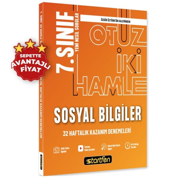 7. SINIF SOSYAL BİLGİLER 32 HAMLE HAFTALIK KAZANIM DENEMELERİ