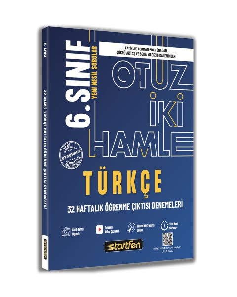 6. SINIF TÜRKÇE 32 HAMLE HAFTALIK KAZANIM DENEMELERİ