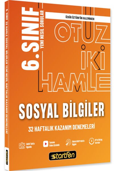 6. SINIF SOSYAL BİLGİLER 32 HAMLE HAFTALIK KAZANIM DENEMELERİ