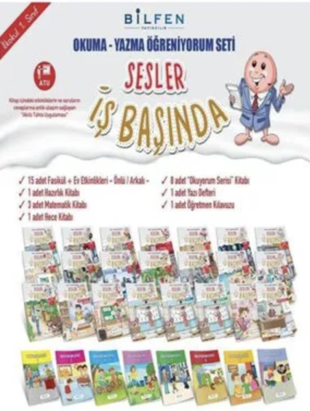 1. Sınıf Sesler İş Başında (Okuma Yazma Seti)
