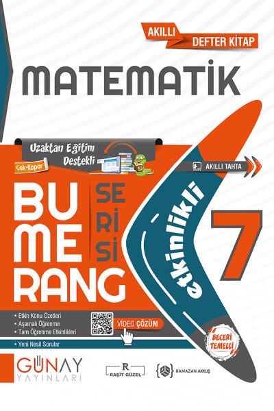 7. Sınıf Matematik Bumerang Etkinlikli Soru Bankası
