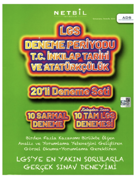 LGS T.C. İnkılap Tarihi ve Atatürkçülük Deneme Seti