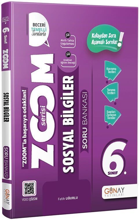 6. Sınıf Sosyal Bilgiler Zoom Soru Bankası