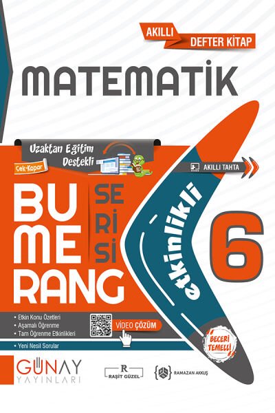 6. Sınıf Matematik Bumerang Etkinlikli Soru Bankası