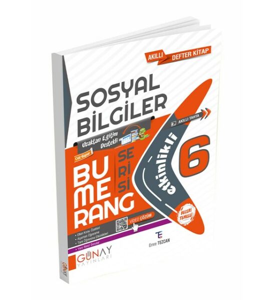 6. Sınıf Sosyal Bilgiler Bumerang Etkinlikli Soru Bankası