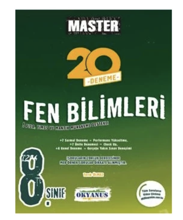8. Sınıf Fen Bilimleri 20 Deneme