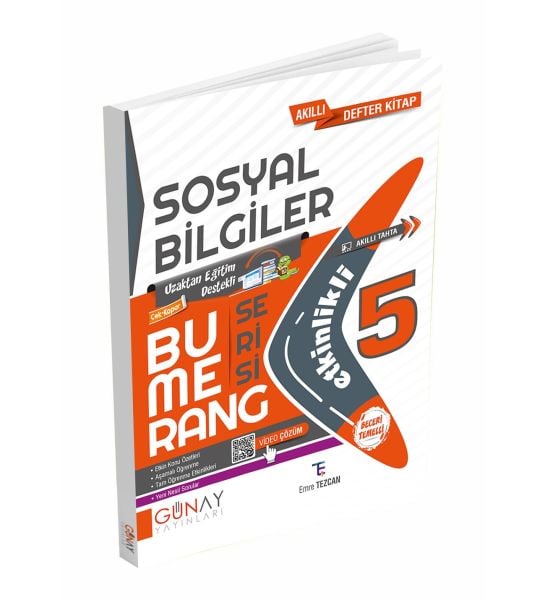 5. Sınıf Sosyal Bilgiler Bumerang Etkinlikli Soru Bankası