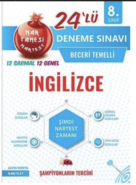 8. Sınıf 24'lü İngilizce Deneme Sınavı